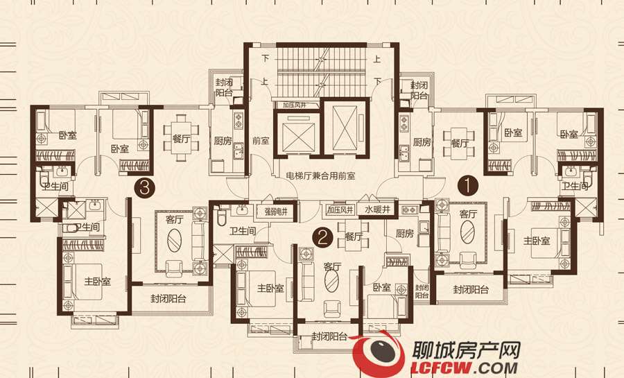 恒大名都户型图_聊城房产网