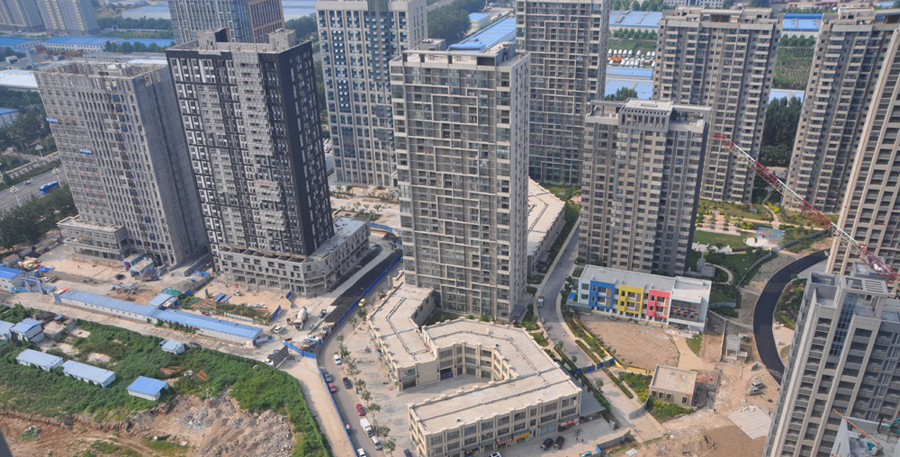 俯瞰小区内实景