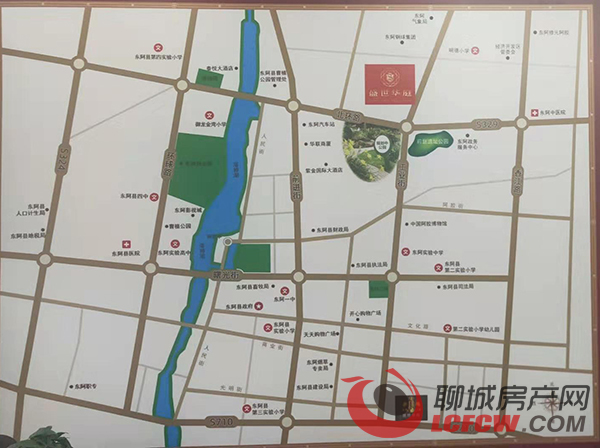 东盛·盛世华庭交通图